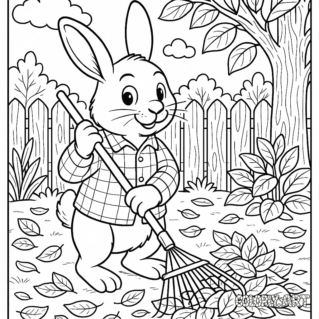 Animals Doing Yard Work